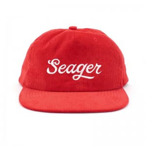 OEM custom logo corduroy hats customize vintage 5 panel unstructured snapback caps