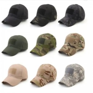 Wholesale DIY Design Hook and Loop Patch Camouflaged Camo cap Hat