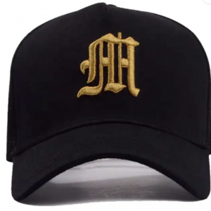 Custom Your Own Logo Promotional Men's 5 Panel Mesh Snapback Trucker Hat Cap Custom Embroidery Trucker Baseball Cap Trucker Hat