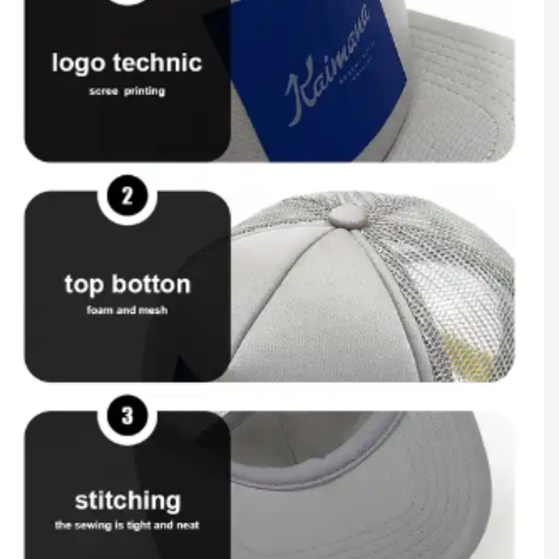 5 panel custom 3d embroidery printed printing logo embroidered embroider foam puff print trucker hats mesh caps hat sport cap