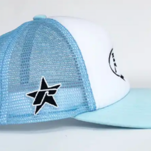 Customized 3D Embroidered Trucker Cap Oem Custom Own Logo Embroidery Foam Trucker Hat Mesh