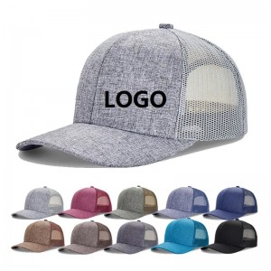 Custom logo New Truck Cap Mesh Baseball Snapback Unisex Adjustable Size Sport Caps