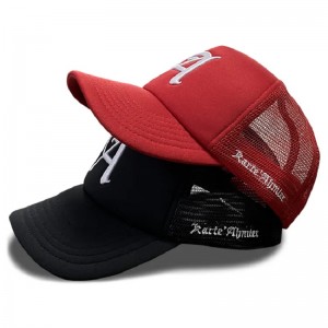 High Quality Wholesale Classic Custom Design Your Own 3D Embroidery Logo 5 Panel Gorras Mesh Trucker Caps Hats Mens
