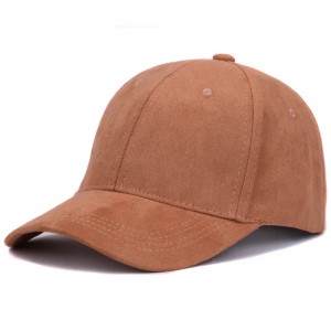Factory customized plain Suede baseball caps outdoor blank sport cap and hat for men and women