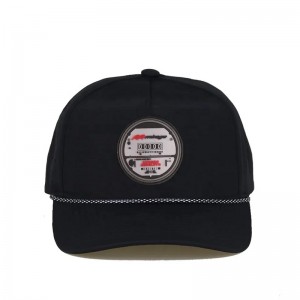 Custom Waterproof Laser Cut Drilled Hole Perforated Hat 5 Panel Rubber Pvc Logo Baseball Cap