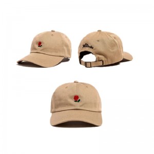 Design your own 6 panel cap custom embroidered baseball cap dad hats