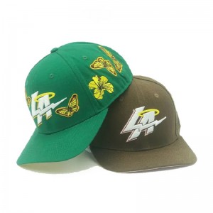 Custom 6 Panel 3D Embroidery Logo Microbend brim Baseball Cap For Men