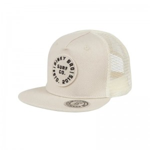 summer infant baby snapback cap toddler youth snapback hat custom embroidered patch mesh cream children kids trucker hat caps