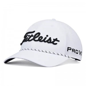 custom 6 panel golf cap strapback structured baseball cap 3D puff embroidered logo hat CURVED bill stretch rope golf hat gorras