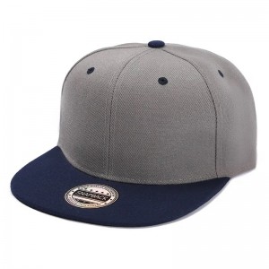 Embroidery Fitted Cap Black Snapback Baseball Cap Hat Camouflage Contrast Color