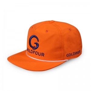 Wholesale Custom Quick Dry 5 Panel 3D Embroidery Unstructured Sports Nylon Running Hat Snapback Cap With Rope