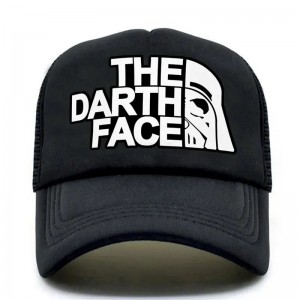 Darth Trucker Cap Star Cap Men Funny Face Hat Baseball Caps Cool Summer Mesh Net  hat for Men