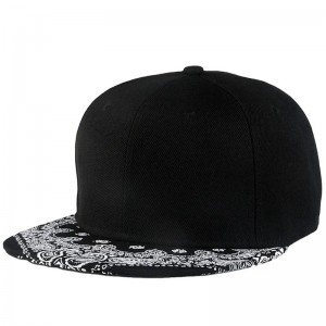 High quality custom logo big brim fashion street trend hip hop baseball cap