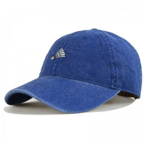 Wholesale Custom Embroidery Denim Sports Baseball Caps With Logo 6 Panel Trucker Hats