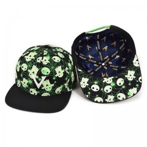 fashion 6 panel kids sports hats Customization embroidered logo toddler snapback hat