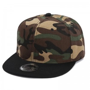 Customized logo solid color hat camo light plate flat along baseball cap men and women summer hip hop skateboard snapback caps