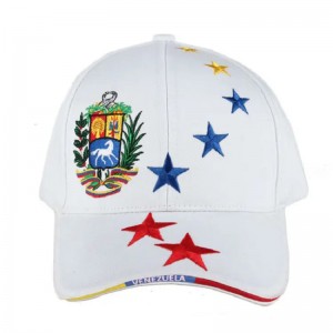 custom made venezuela embroidery baseball cap