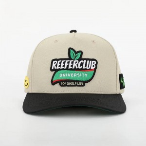 Oem Custom 5 Panel Curved Brim Cotton Baseball Cap,Mid Profile Sports Gorras,3d Puff Embroidery Logo Structured Dad Hat