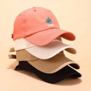 Cotton Custom 6 Panel Dad Hat, Embroidered logo Unstructured Dad Hat Custom
