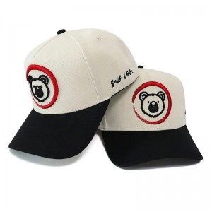New Hot Custom Design 5 Panel Adults Cotton Baseball Caps With 3D Embroidery Logo Sports Hats For Man And Women