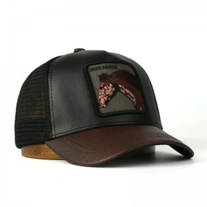 Mens Mesh Cheap Custom 5 Panel Trucker Cap Applique Embroidered Patch Gorras Trucker Hats