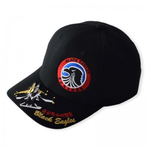 Hot sale Custom Baseball Cap 2D Embroidered logo Women Men 6 Panel Outside Sport Cap Black Curve brim headwear Fitted Baseball Hats